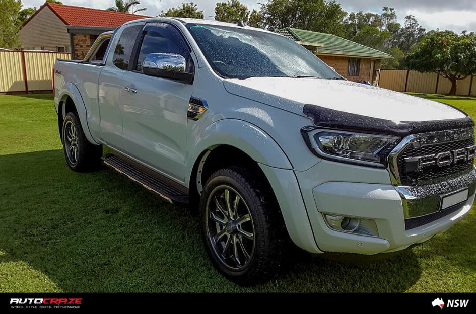 FORD RANGER MO983 SATIN GREY MILLED ACCENTS